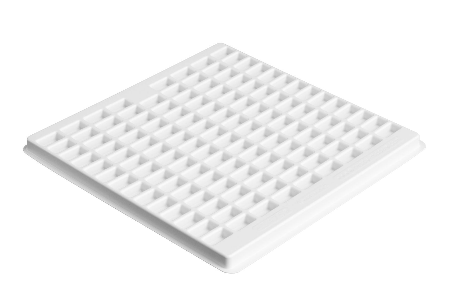 3475-W Rectangular Pocket Packaging Tray - 0.9
