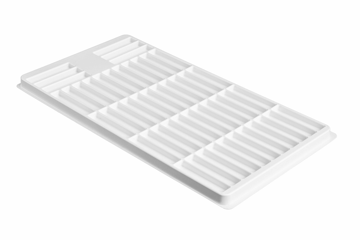8200-W Rectangular Pocket Packaging Tray - 3.75