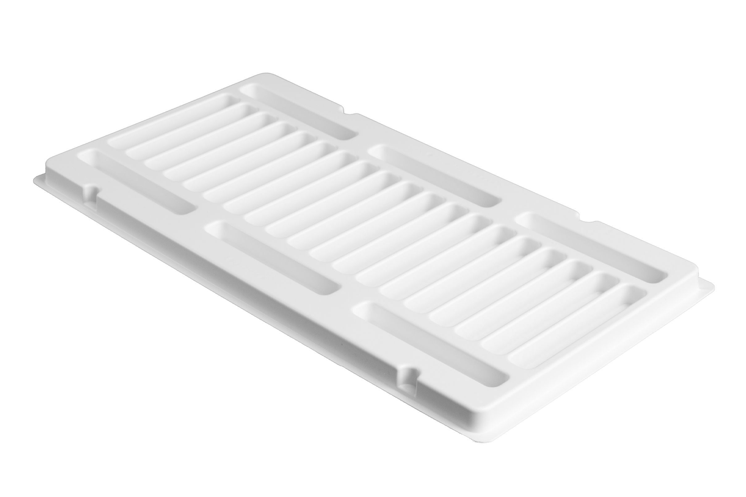 8800-W Rectangular Pocket Packaging Tray - 5.3