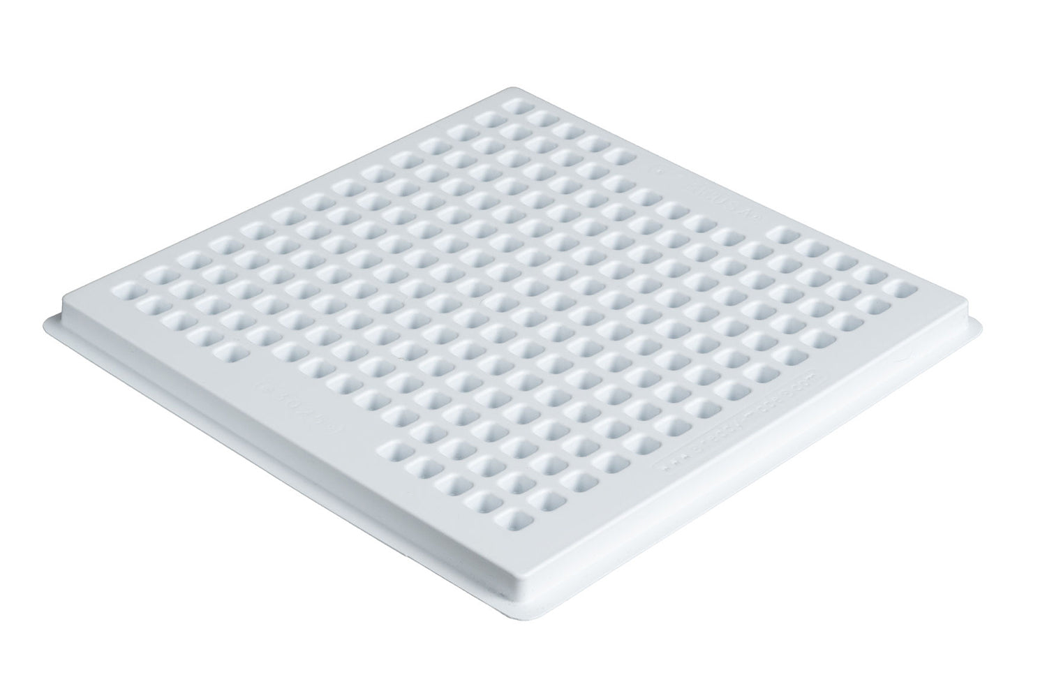 3025-W Rectangular Pocket Packaging Tray - 0.36