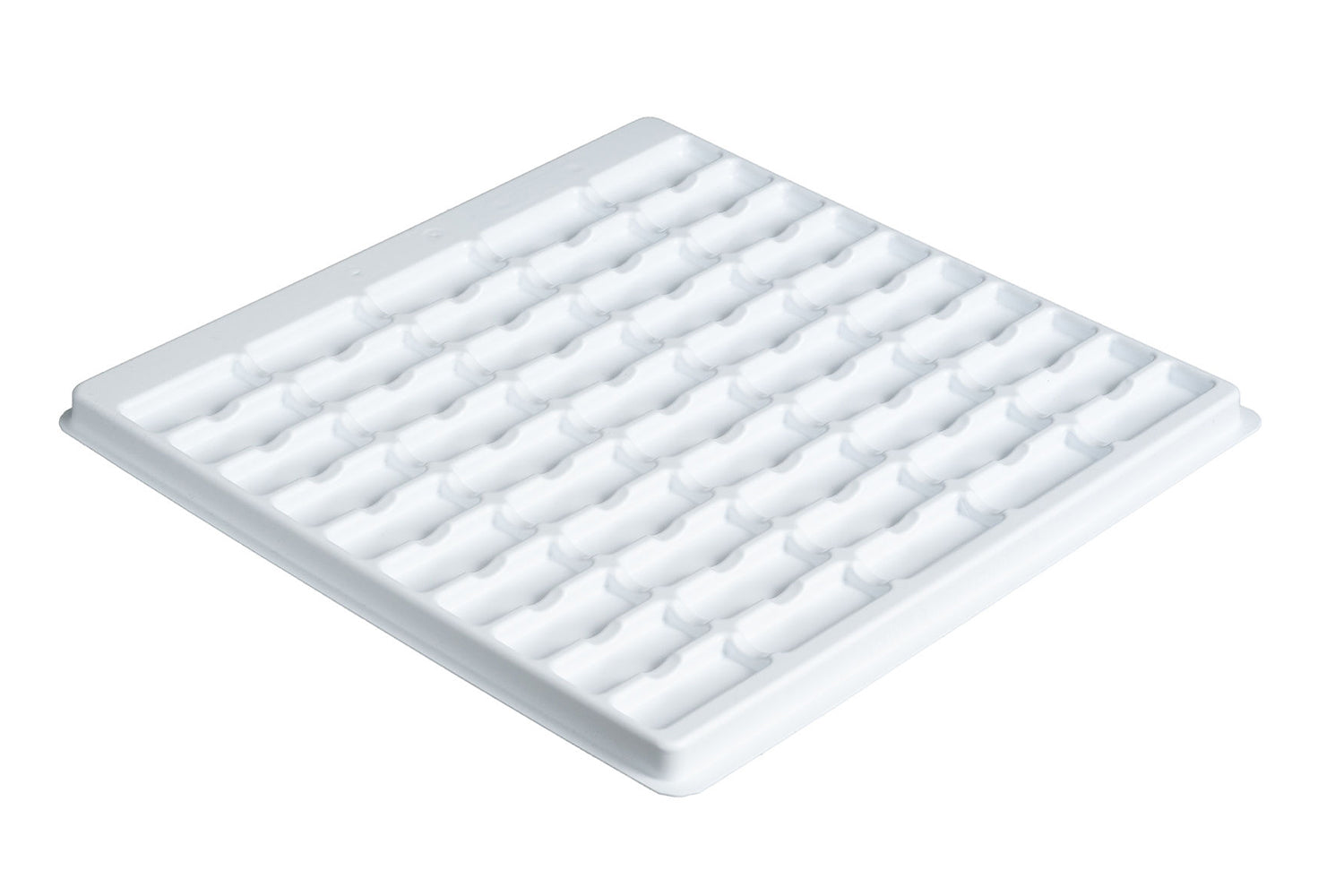 3350-W Rectangular Pocket Packaging Tray - 1.77